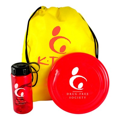Sportsman Backpack Kit with Transparent Bottle and Flyer