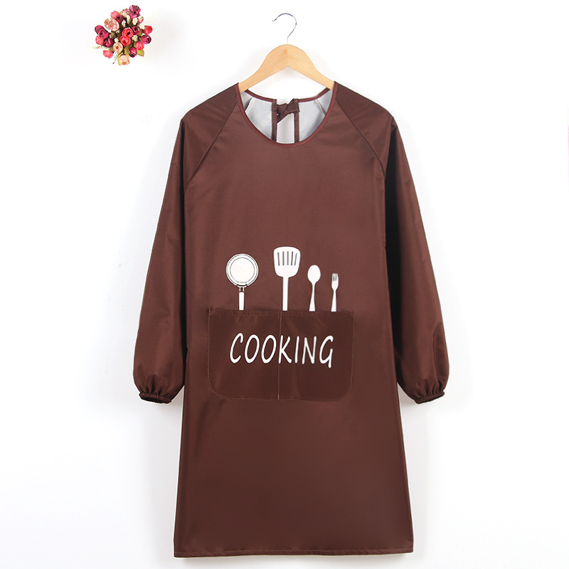 Waterproof Long Sleeve Adults Kitchen Aprons Overalls