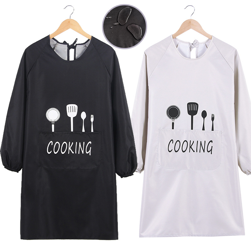 Waterproof Long Sleeve Adults Kitchen Aprons Overalls