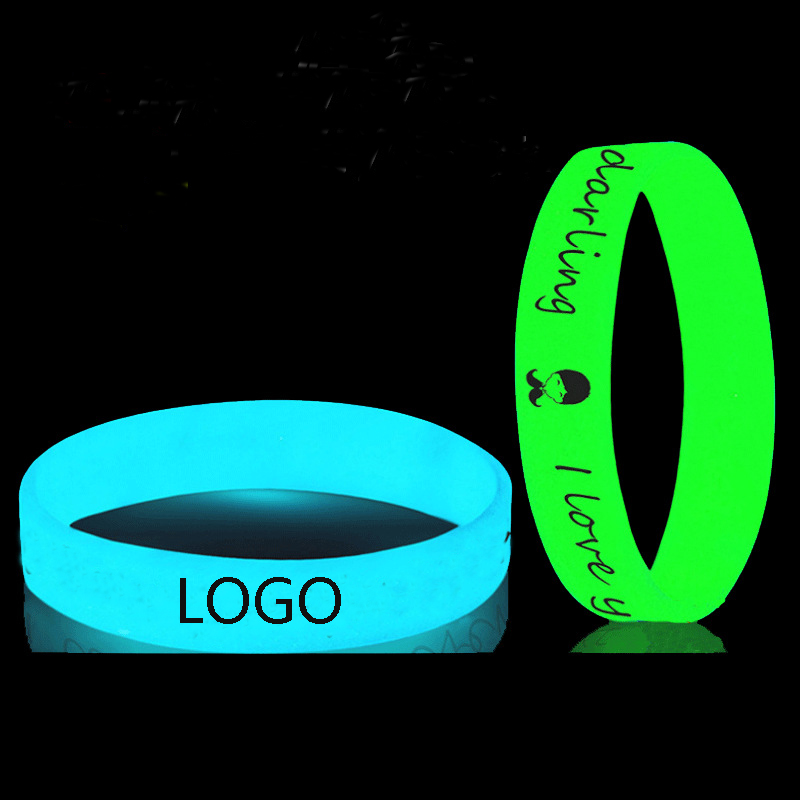 Custom Luminous Silicone Bracelet 