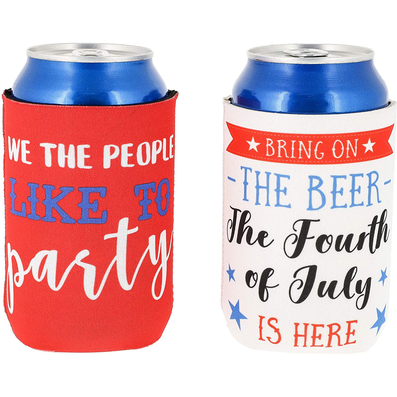 12OZ Full Sublimation Insulated Neoprene Beer Sleeve Covers