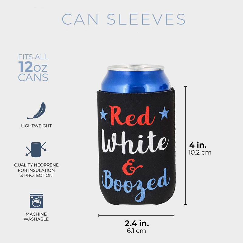 12OZ Full Sublimation Insulated Neoprene Beer Sleeve Covers