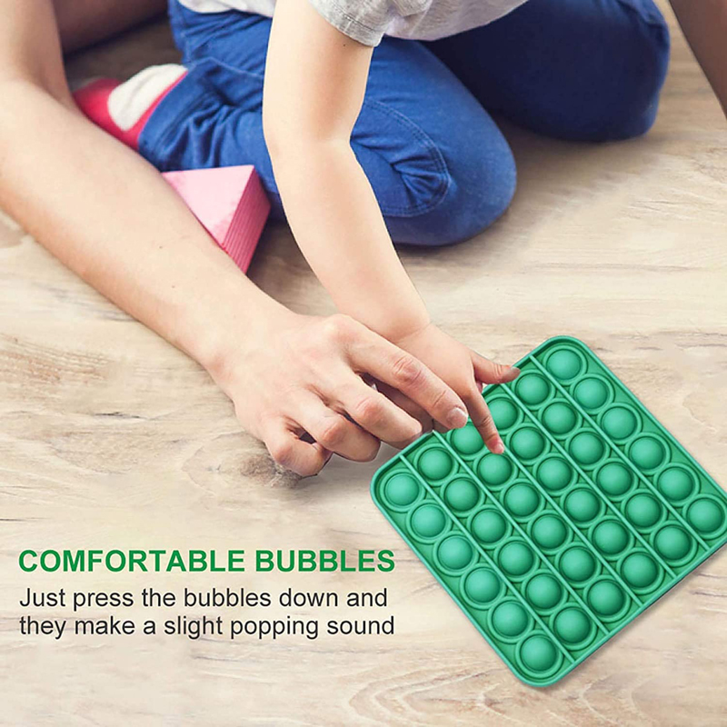 Square Push Pop Bubble Fidget Sensory Toy     
