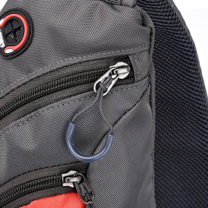 Sling Chest Shoulder Backpack Crossbody Bag w/USB Charging Port