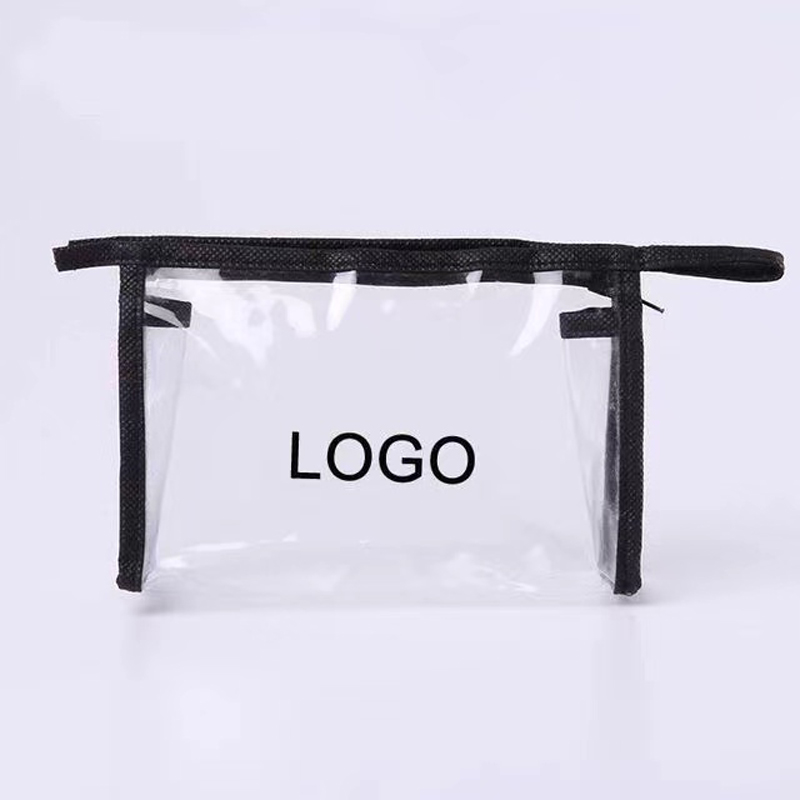 Custom Cosmetic Organizer Bag w/Non-woven Trim