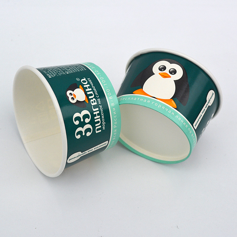 5 ounce Disposable Paper Ice Cream Cup