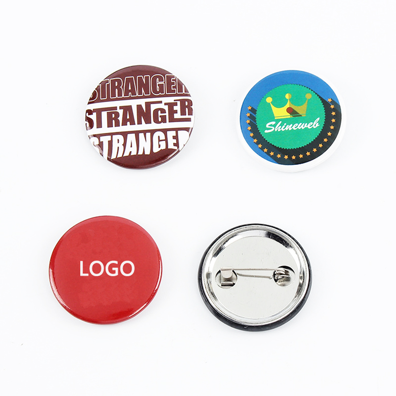 2" Round Tinplate Badges Button Pins