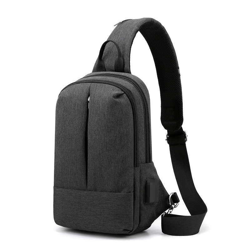 Men's Oxford Sling Bag Chest Shoulder Backpack Bag