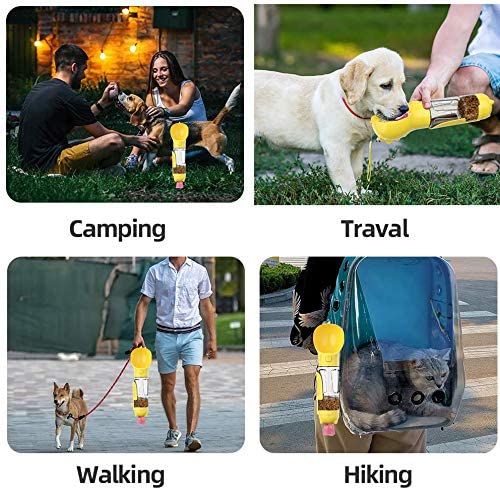 10oz Leak Proof Dog Bowl Water Dispenser for Walking/Outdoor/Hiking/Traveling