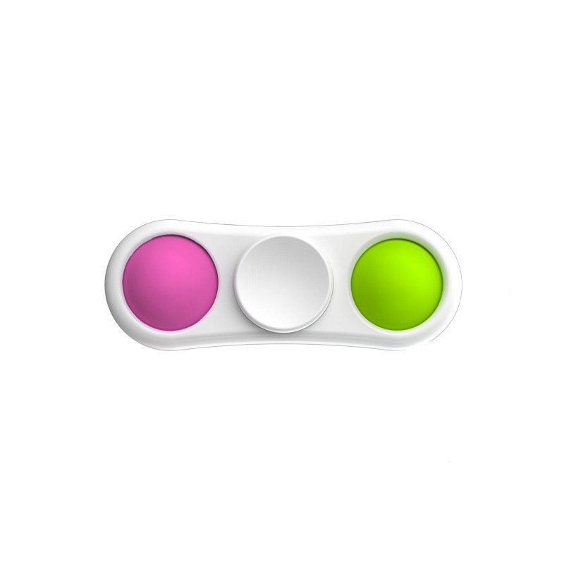 Handheld Mini Push Pop Bubble Fidget Silicone Sensory Toy----Two Bubbles