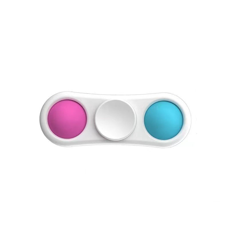 Handheld Mini Push Pop Bubble Fidget Silicone Sensory Toy----Two Bubbles