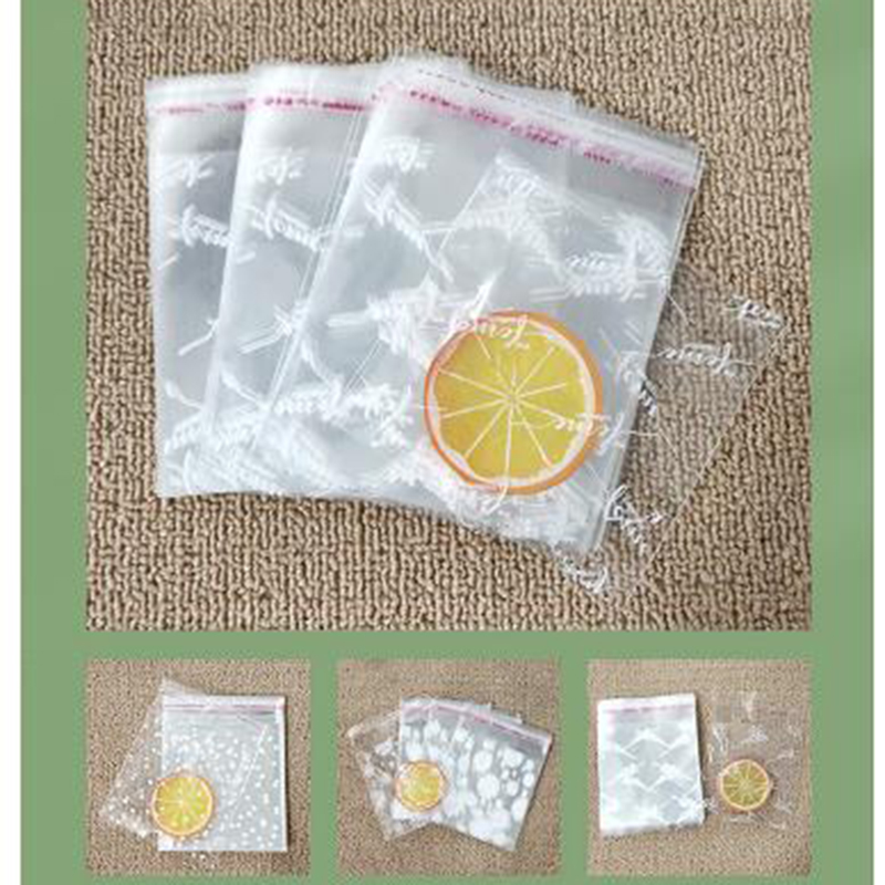 Custom Self Adhesive Sealing Cellophane Bag--5"x5"+1.18"