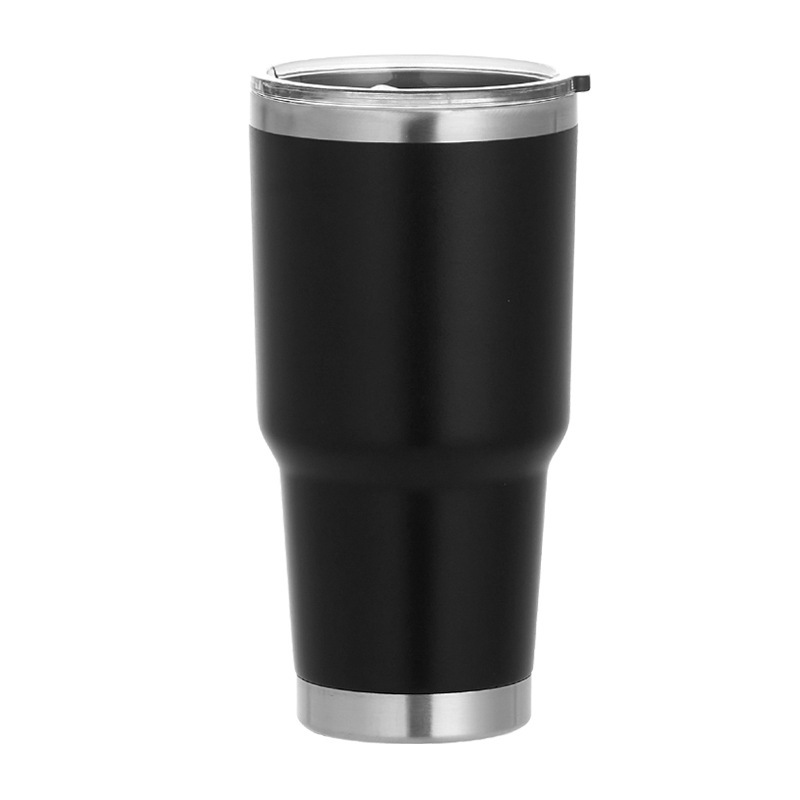 Insulated Water Tumbler With Closed Lid for Hot and Cold Drinks---30 OZ