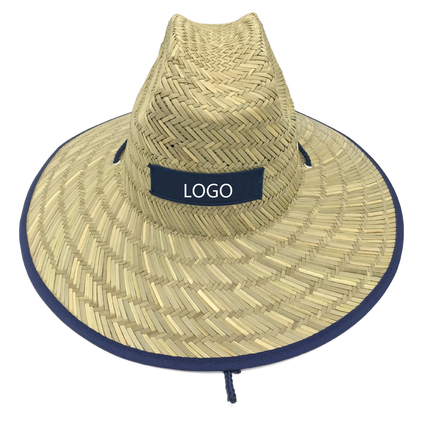 Men’s Classic Straw Sun Beach Hat w/Wide Brim