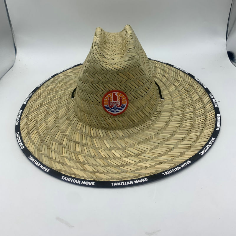 Men’s Classic Straw Sun Beach Hat w/Wide Brim