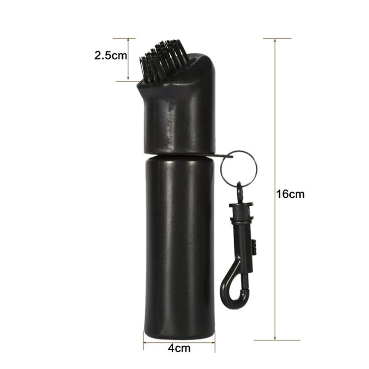 Plastic Golf Ball Cleaning Brush with Water Bottle