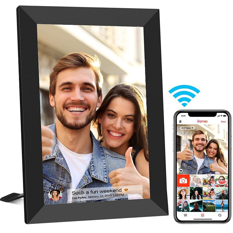 WiFi Digital Picture Smart Frame Photo Share Friends and Family 8"---16 GB storage