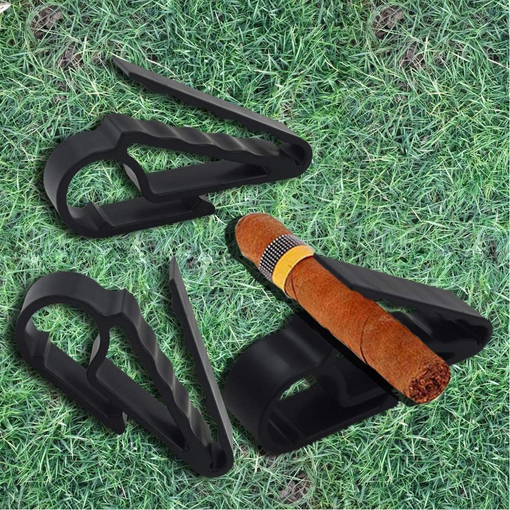 Golf Cigar Clip Attaches Cigars Putter to Boats/BBQ Grills for Golfers