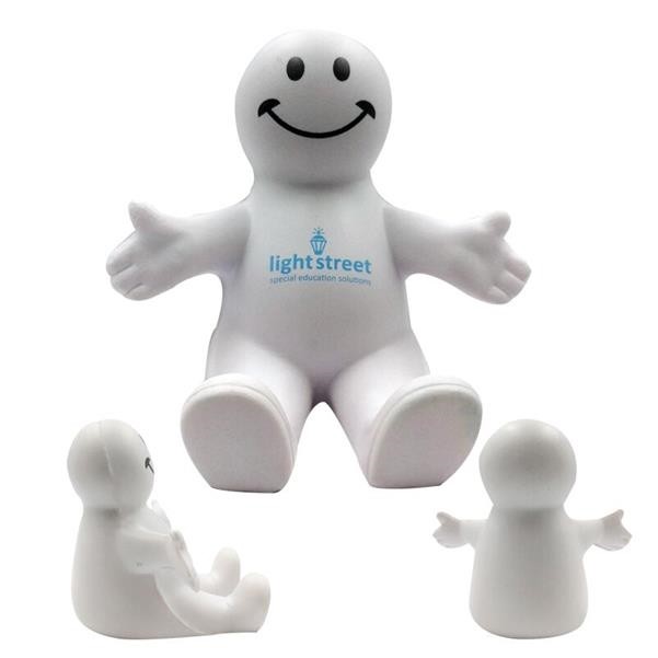 4 Inch Squeezable Smile Stress Reliever Phone Stand