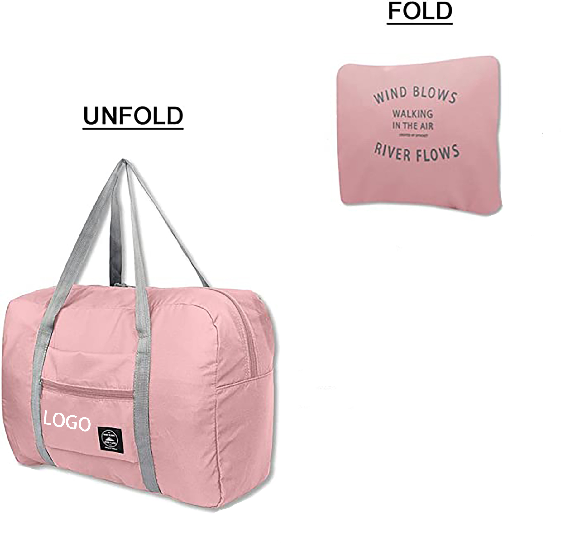 Foldable Travel Duffel Tote Bag Carry on Luggage