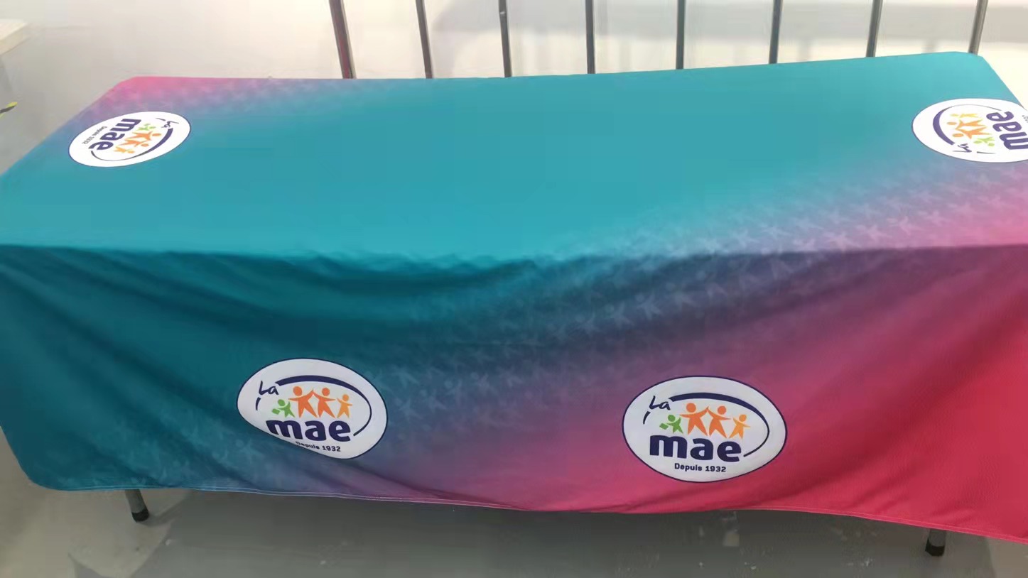 6' Dye Sublimation Standard Table Throw (Full-Color Front Only)