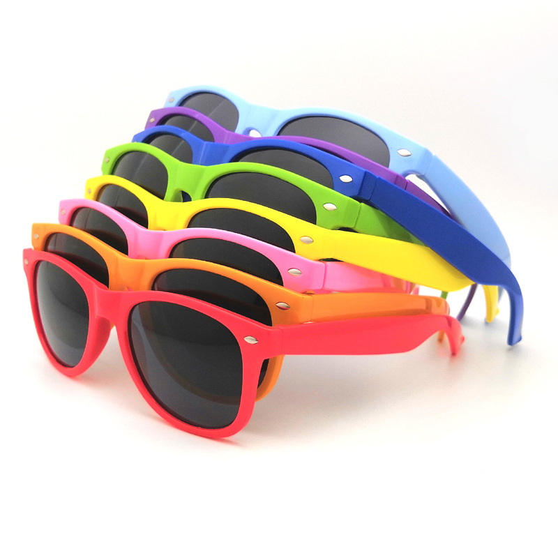 Retro Classic Neon Colors Party Favor Supplies Unisex Sunglasses