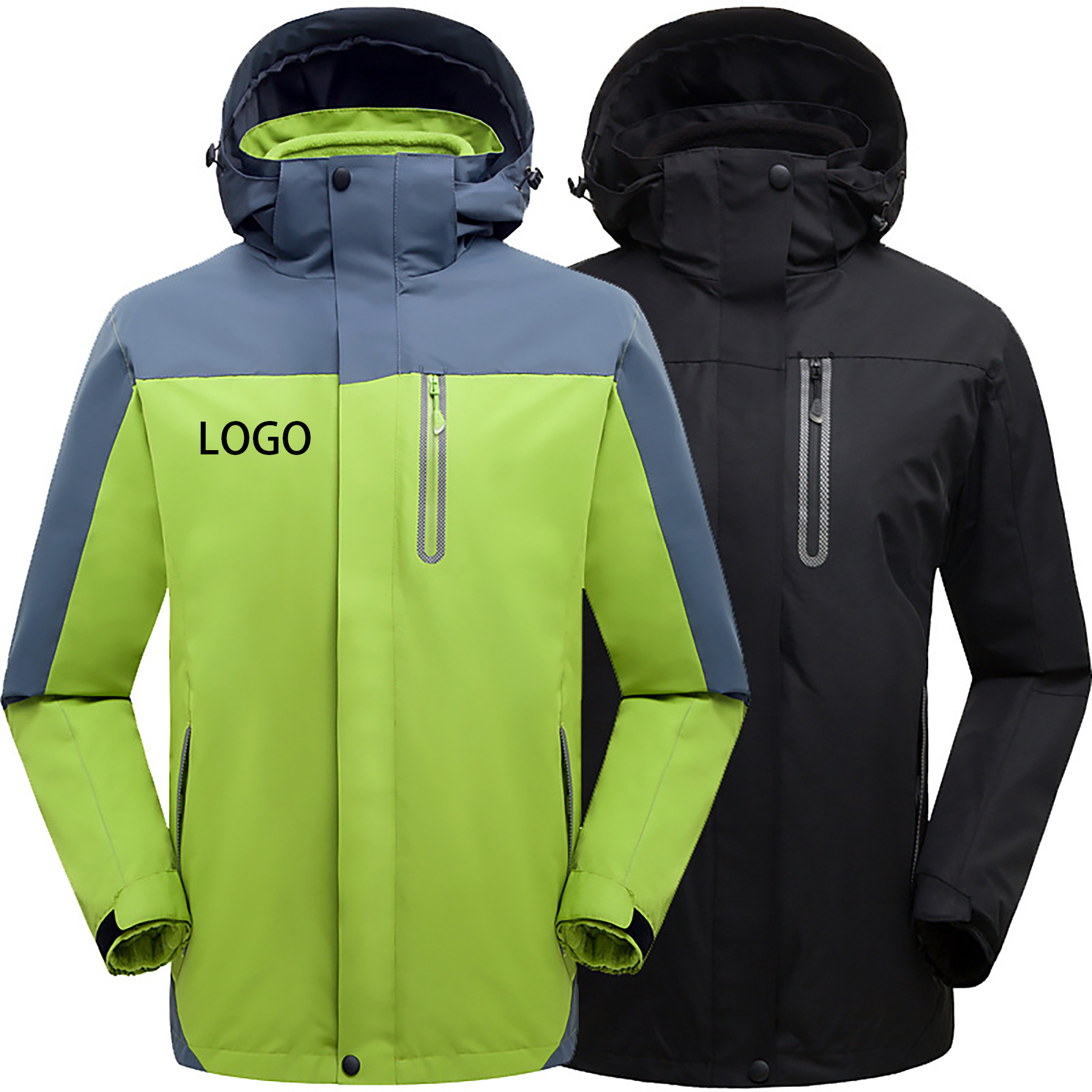 Warm Fleece Winter Jacket with Multi-Pockets