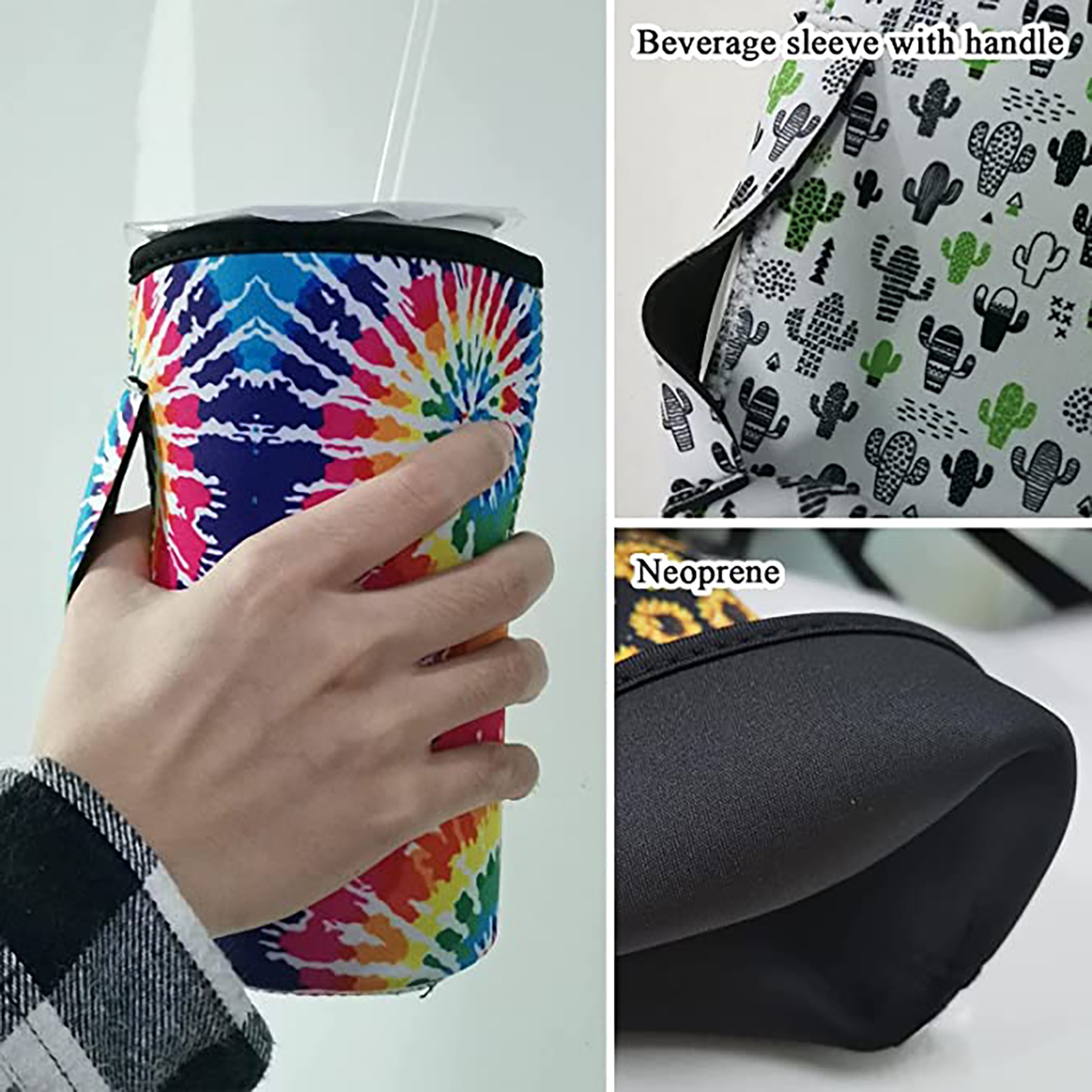 30-32 oz Reusable Neoprene Insulated Sleeves Cup Cover