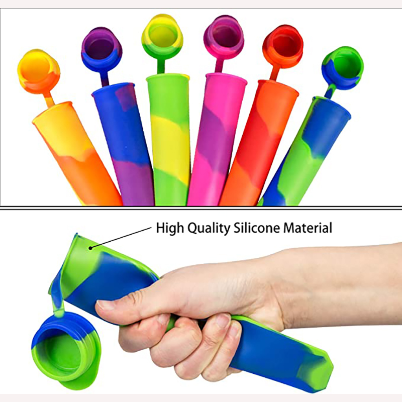 Silicone Ice Pop Molds Popsicle Maker Molds