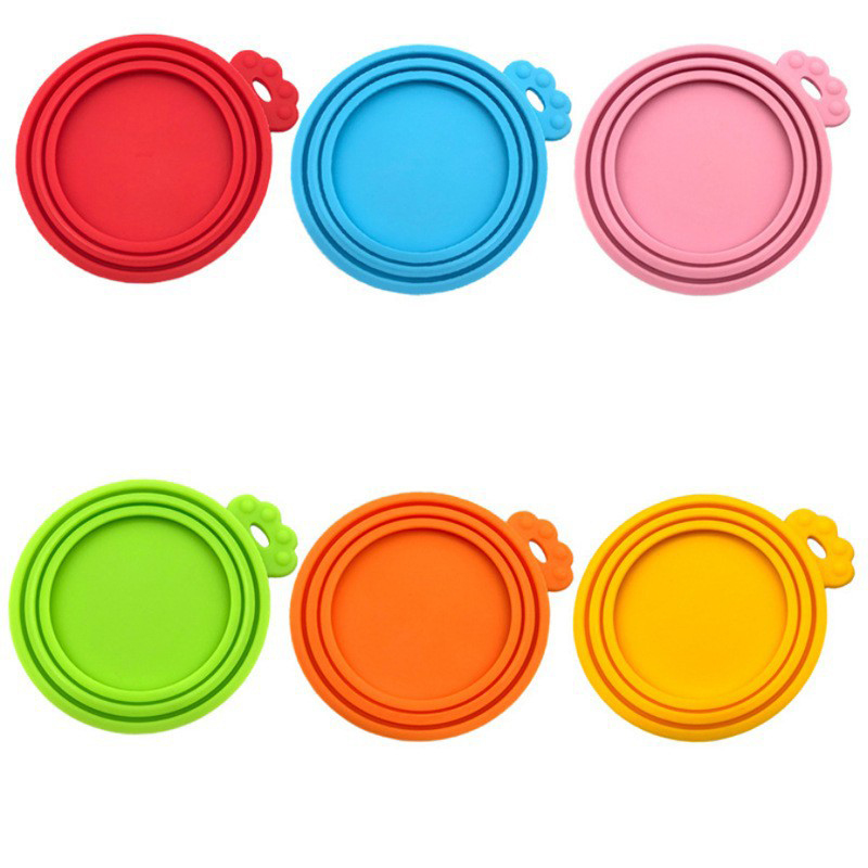 Silicone Can Lids for Pet Food Cans Fits Standard Size Can Tops