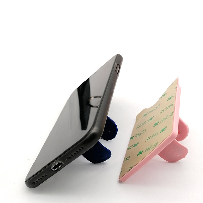 Silicon Card Holder with Cell Phone Stand