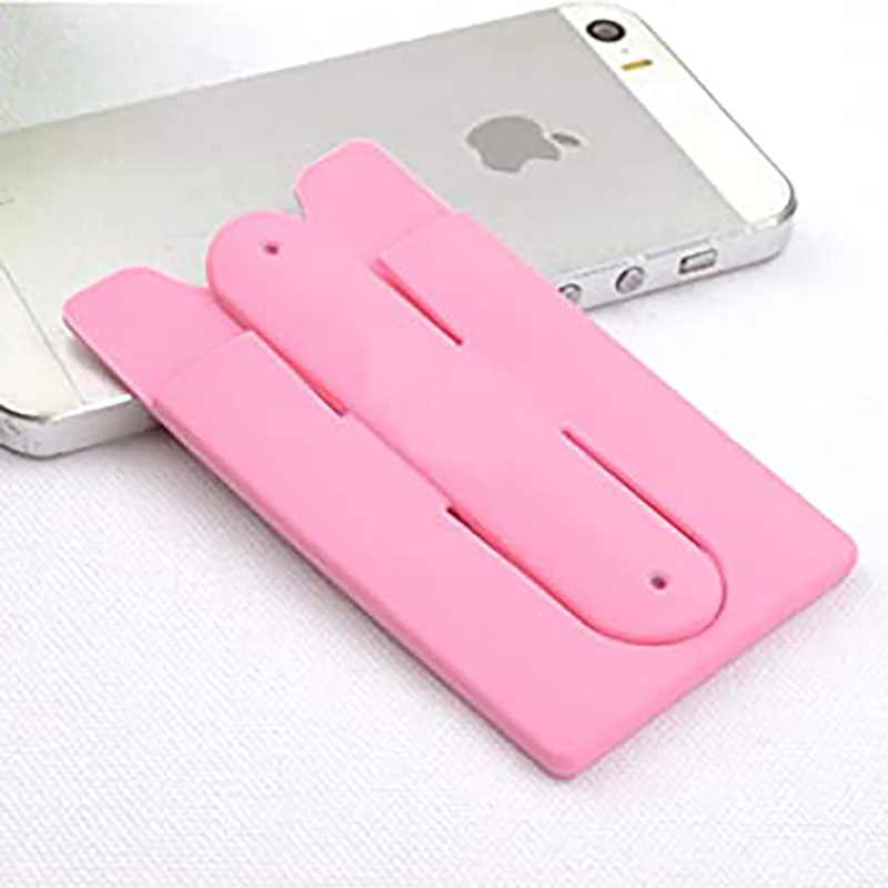 Silicon Card Holder with Cell Phone Stand
