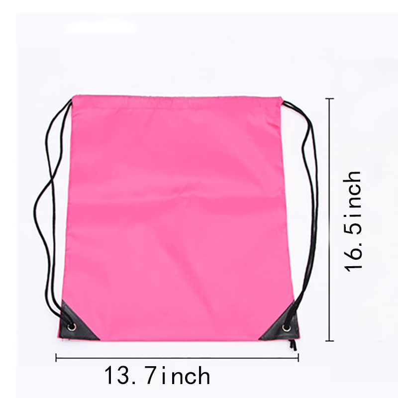 210D Polyester Drawstring Bags Backpack Bulk Sack