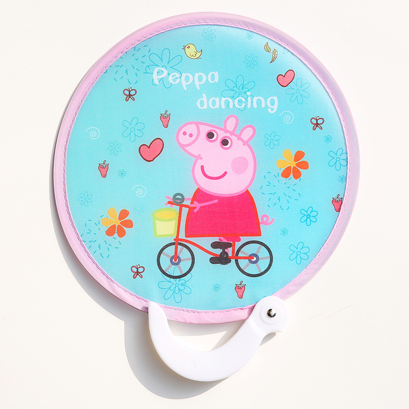 Japanese Style Handheld Round Folding Fan Japanese Style Handheld Round Folding Fan