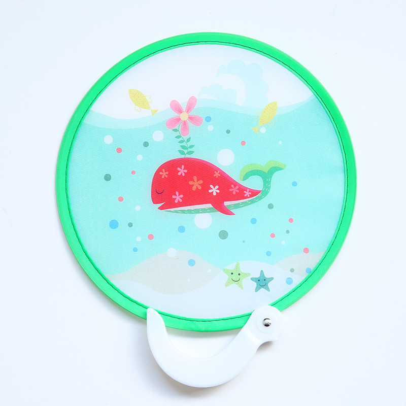 Japanese Style Handheld Round Folding Fan Japanese Style Handheld Round Folding Fan