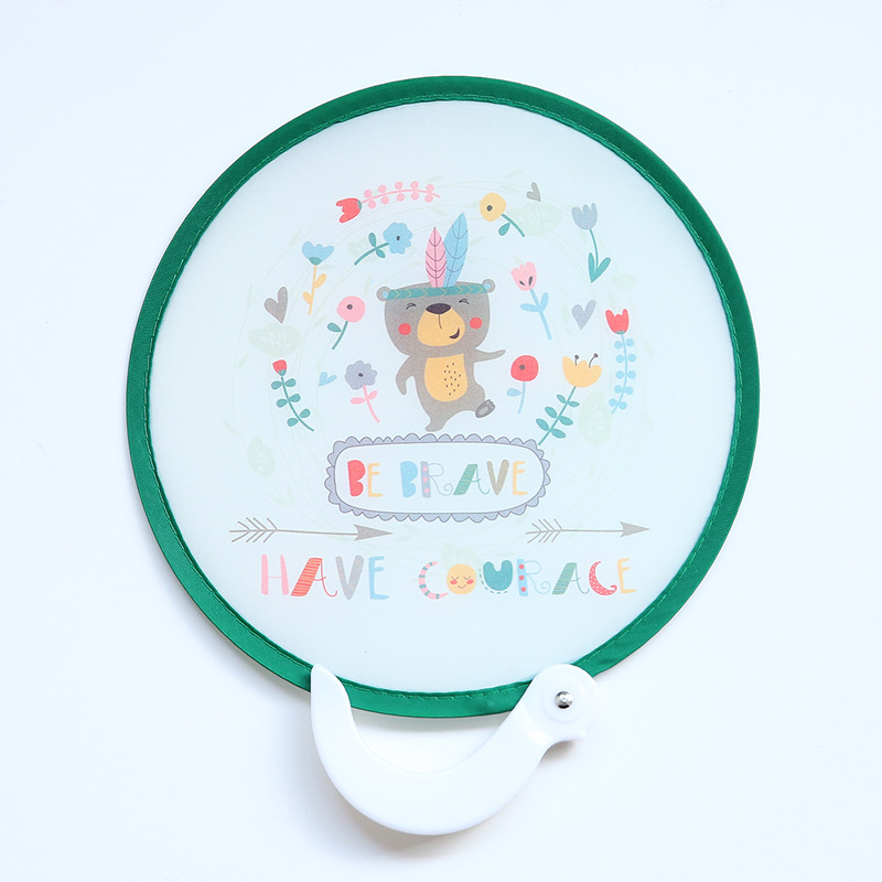 Japanese Style Handheld Round Folding Fan Japanese Style Handheld Round Folding Fan