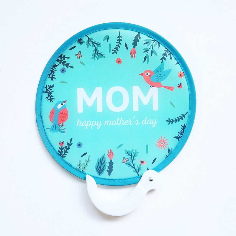 Japanese Style Handheld Round Folding Fan Japanese Style Handheld Round Folding Fan