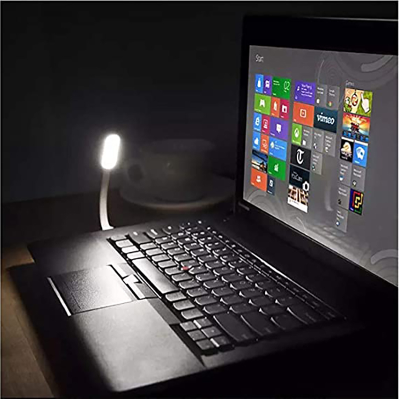 Portable USB LED Night Light Lamp w/Flexible Arm