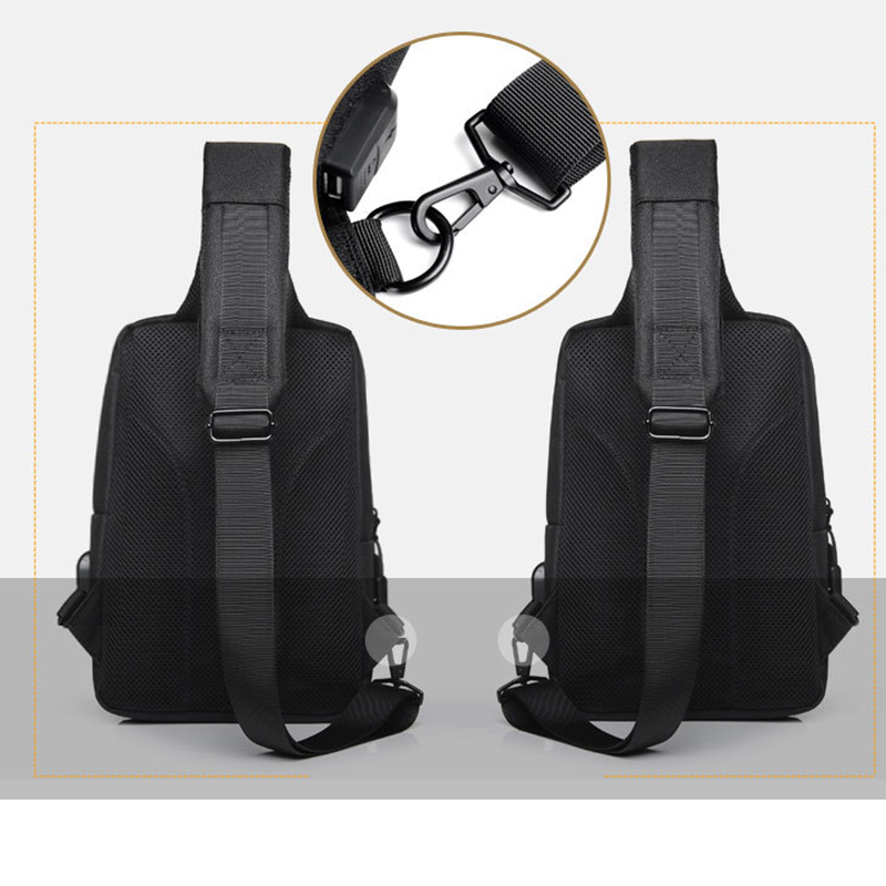 Waterproof Men's Chest Crossbody Sling Bag