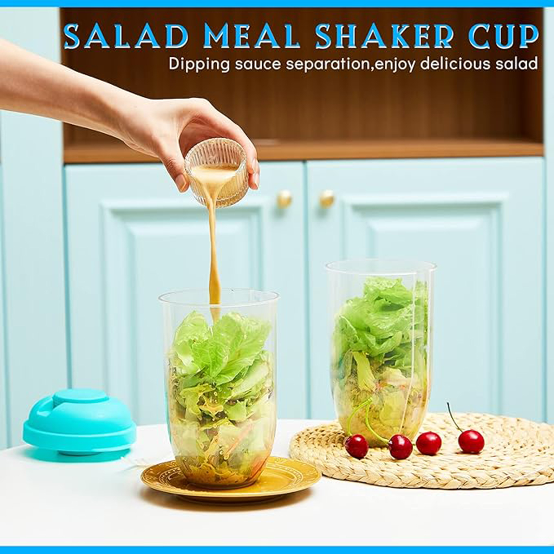 Salad Cup with Lids and Fork