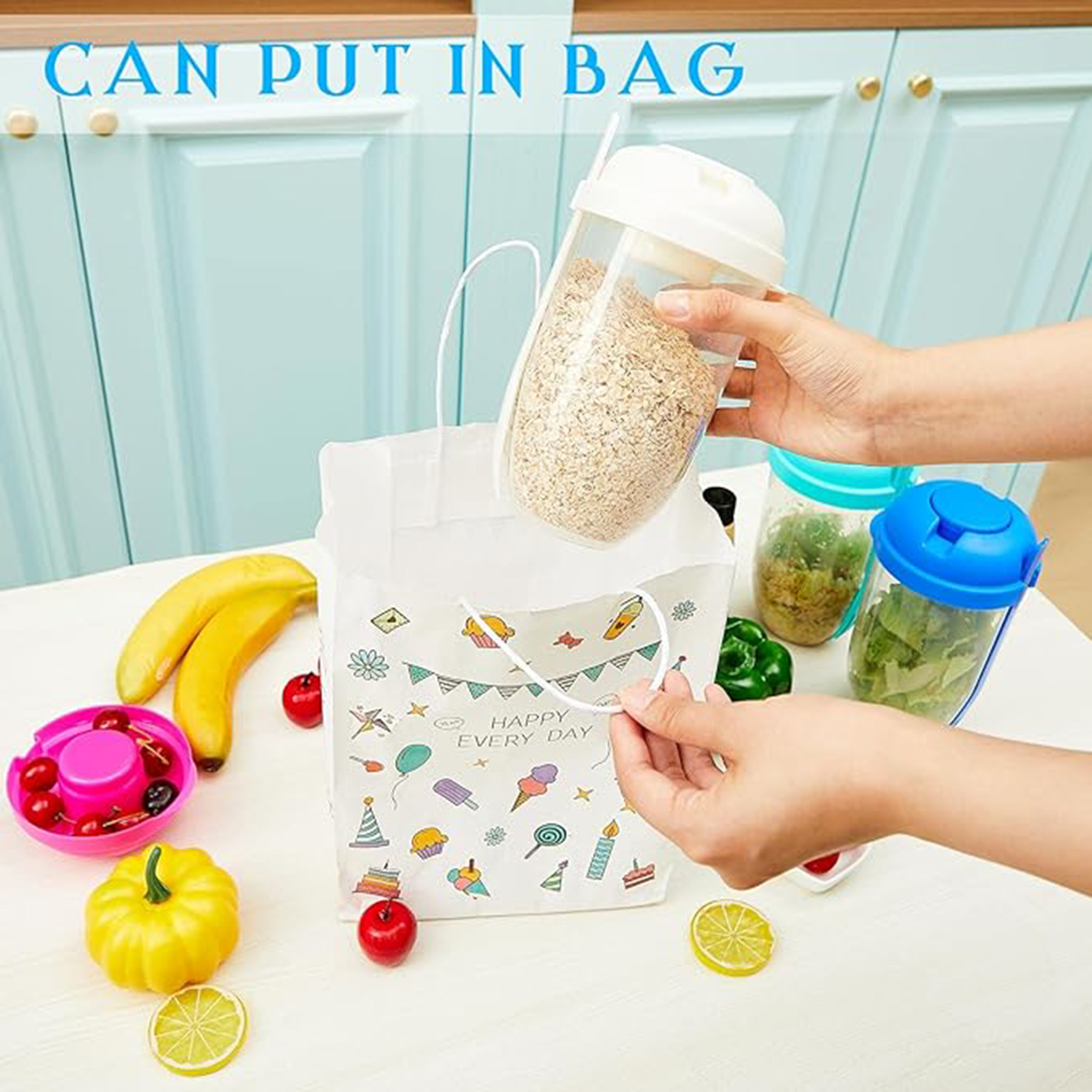 Salad Cup with Lids and Fork