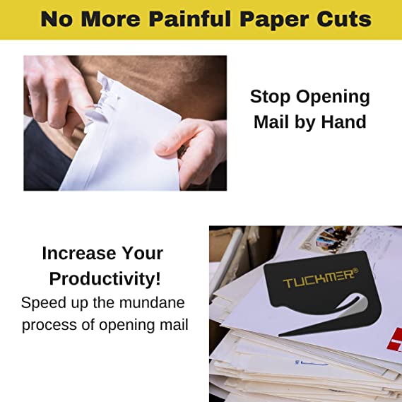 Plastic Letter Opener for Women, Men, Office