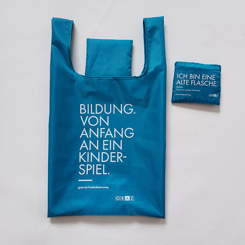 210t Polyester Reusable Grocery Bags