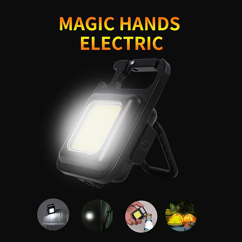Portable Mini COB Pocket Magnetic Flashlights