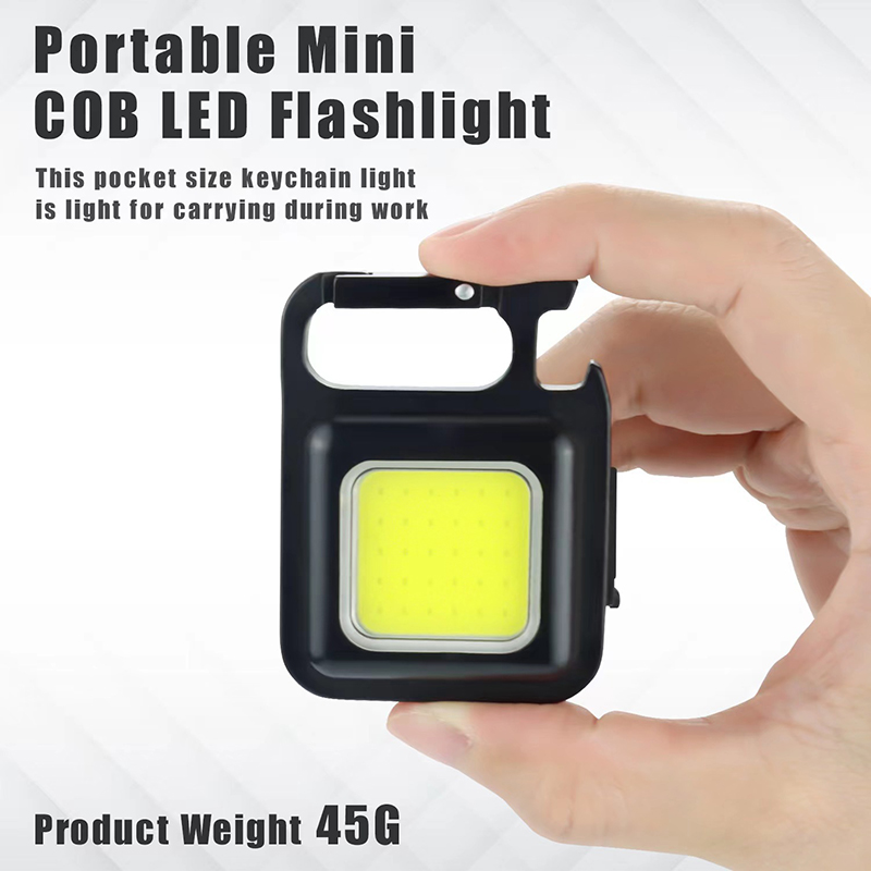 Portable Mini COB Pocket Magnetic Flashlights