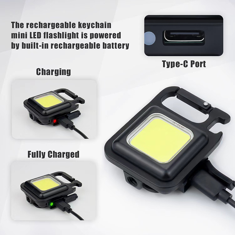 Portable Mini COB Pocket Magnetic Flashlights