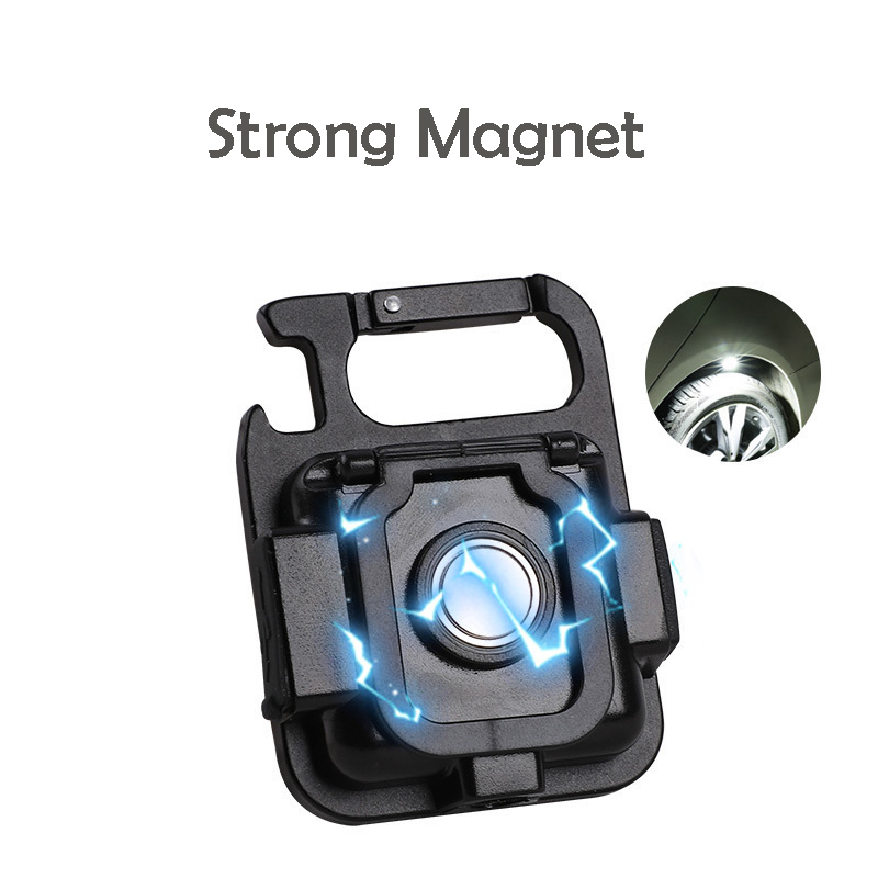 Portable Mini COB Pocket Magnetic Flashlights