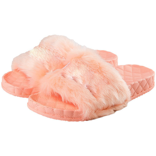 Furry Sliders Indoor/Outdoor Slippers For Women