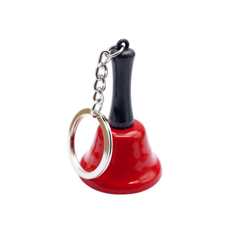 Mini Metal Reception Restaurant Call Bell /Hanging Christmas Rattle /Handbell W/ Keychain