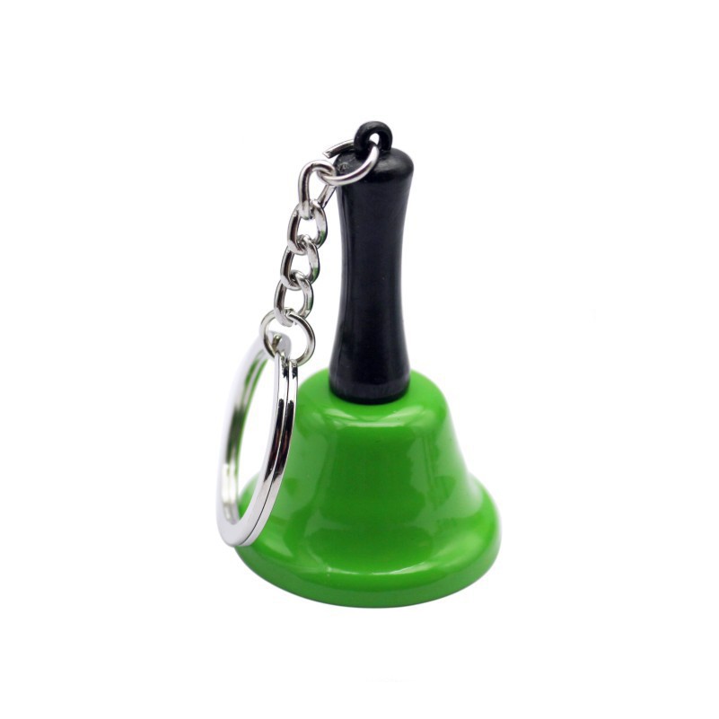 Mini Metal Reception Restaurant Call Bell /Hanging Christmas Rattle /Handbell W/ Keychain